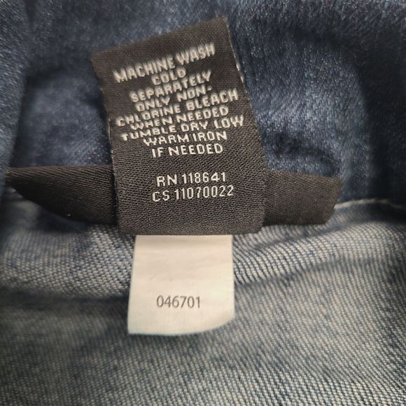 Lane Bryant Denim Button Up Jean Vest Women's Plus Size 26 - Picture 11 of 11